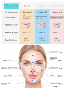 skyden dermal filler model list